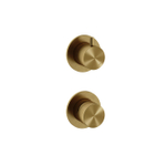 Hotbath Archie Inbouw mengkraan met 2-weg omstel BBP Geborsteld Messing PVD SW798898