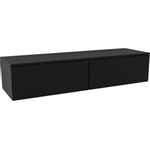 MODULE MONDIAZ ALAN Meuble sous lavabo - 140x45x30cm - 2 tiroirs - push to open - MDF - Urban mat SW523780