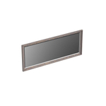 Forzalaqua Reno 2.0 spiegel 120x50cm Rechthoek zonder verlichting met frame Massief Eiken Silver Grey SW492579