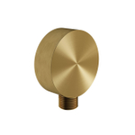 Hotbath Archie Wanduitlaat - geschikt voor doucheslang - PVD - geborsteld messing (goud) SW798914