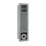 Fortifura Calvi Inbouw Reserve- en toiletrolhouder - PVD - geborsteld RVS SW1189086
