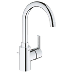 Grohe Feel Wastafelkraan - L-Size - met afvoerplug - hoge draaibare uitloop - chroom SW229112