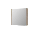 INK SPK1 armoire de toilette – 70 x 60 x 14 cm – 2 portes, portes-miroir double face – Chêne Ivoire SW798117