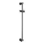 Brauer Gunmetal Edition Barre de douche 70cm avec sortie murale intégrée Gunmetal brossé PVD SW715822