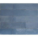 SAMPLE Douglas Jones Atelier Wandtegel 6x25cm 10mm witte scherf Bleu Lumiere SW915170