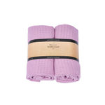 Wellmark CA 50x70cm torchon - 2 pièces - gaufre lilas SW927796