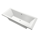Xenz Society Baignoire duo - 190x80x53 - bonde centrale - acrylique - blanc SW103095