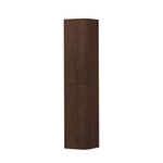 INK Concept R Armoire haute - 35x35x169cm - 2 portes - angles arrondis - pour poignées - ouverture à gauche - shadow veneer SW1405486