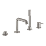GROHE Essence New Set de finition mitigeur de bain sur gorge 4 trous avec garniture de douche supersteel SW73255