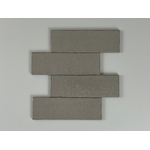 Terravito Nocino carreau mural - 6x18.6cm - Morchella brillant (gris) SW1159384