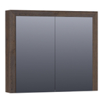 BRAUER Natural Wood Armoire de toilette 80x15x70cm Chêne massif Black Oak SW223487