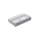 Thebalux lavabo modèle Cube 1x cuve sans trou de robinet SW766487