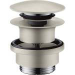 Hansgrohe Push Afvoerplug - 1 1/4" klikwaste - voor wastafel- en bidetmengkranen - rvs SW29840