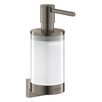 Grohe Selection Wandhouder - voor zeepdispenser/glas - brushed hard graphite (antraciet) SW444152