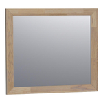 BRAUER Citrine miroir – 80 x 70 cm – Chêne gris SW3908