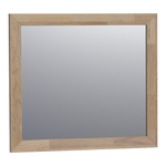 BRAUER natural wood Spiegel - 80x70cm - zonder verlichting - rechthoek - grey oak SW3908