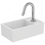 Ideal Standard Tempo ensemble lavabo céramique 37x21cm trou de robinet à droite blanc SW420663