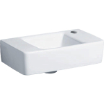Geberit Renova lave-main 40cm trou de robinet à droite sans trop-plein tect blanc SW422240