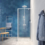 Sealskin Contour Douchecabine - 90x90x200cm - 6 mm helder veiligheidsglas Mat wit SW696335