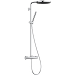 Hansgrohe Pulsify S Puro Ensemble de douche de tête thermostatique - 26cm - douche de tête ronde - douchette à main - chrome SW1151871