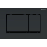 Geberit Sigma20 bedieningsplaat - 2-toets spoeling - vierkant - dualflush - mat zwart SW420177