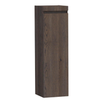 BRAUER Joy Armoire de salle de bains - 120x35x35cm - 1 porte - sans poignée - charnières à gauche - lamelles chêne noir SW392880