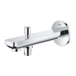 Grohe Baduitloop - wandmontage - met omstelling - 1/2 inch - 17cm - chroom SW334439