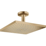 Hansgrohe Raindance E Square hoofddouche E300 1jet m. plafondbevestiging 15.8cm 30x30cm brushed bronze SW385688