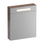 BRAUER Promise Deluxe armoire de toilette - 60x70x15cm - avec éclairage direct 1 porte de miroir double face ouvrant à droite Erosion SW720922