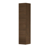 INK Armoire de salle de bains - 36x37x169cm - 1 porte - fraisage vertical - chêne massif - chocolate SW693483