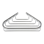 Geesa Basket Panier de douche d'angle 22cm Chrome GA39904