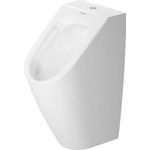 Duravit ME by Starck Cuvette d'urinoir sans bride entrée dessus avec fixation et vidage horizontal/vertical blanc SW84212