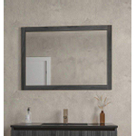 Saniclass Holz Base Miroir - 100x70cm - noir brun mat SW773972