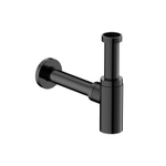 Hotbath Cobber Siphon de lavabo - rond - Noir PVD poli SW1119132
