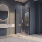 Fortifura Galeria Douchecabine - 70x80x200cm - profiel veiligheidsglas - antikalk - chroom SW1444122