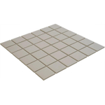 The Mosaic Factory London mozaïektegel - 30.9x30.9cm - wand en vloertegel - Vierkant - Porselein White Mat SW62224
