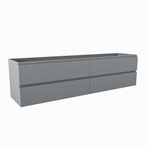 Mondiaz HAY wastafelonderkast - 190x45x50cm - 4 lades - softclose - Plata SW1016243