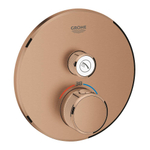 Grohe Grohtherm SmartControl Inbouw Douchekraan - thermostatisch - brushed warm sunset (koper) SW354622