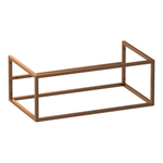 BRAUER Believe cadre - 79x30x45.5cm - hors plateau de fond cuivre brossé SW722095