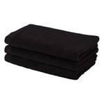 Aquanova London Gastendoekje - 30x50cm - 6 stuks - Zwart SW485844