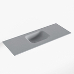 Mondiaz LEX Fontein - 80x30x0.9cm - wasbak midden - zonder kraangaten - voor toiletmeubel - Solid surface - Plata SW1025967