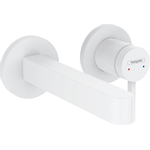 Hansgrohe Finoris 1 greeps wastafelkraan - inbouw - voorsprong 168 mm - met afvoerplug - mat wit SW651182