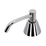 Geesa Hotel Distributeur de savon mural apparent avec réservoir de savon PE Chromé GA58084