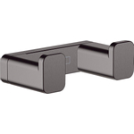 Hansgrohe Addstoris Crochet porte-serviette double Brushed black chrome SW651550