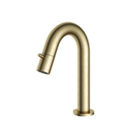 Hotbath Cobber Fonteinkraan - opbouw - u-uitloop - 11.8cm - geborsteld messing goud SW74492