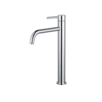 Fortifura Calvi Slim Wastafelkraan - 32cm - verhoogd - opbouw - hoogglans chroom SW377813