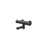 IVY Bond Badthermostaatkraan opbouw - draaibare baduitloop - omstel - Cooltouch - Mat zwart PED SW1031083