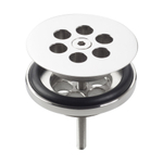 Clou Wash Me bouchon pour bonde pour obturateur d'eau en silicone inox Chromé SW9441