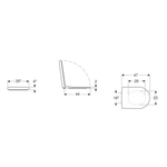 Geberit 300 Basic closetzitting met deksel met softclose topfix wit SW417639