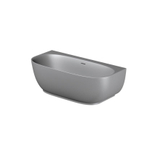 Riho Phatos Halfvrijstaand Bad - 170x80cm - Acryl - Mat stone grey (grijs) SW1185381